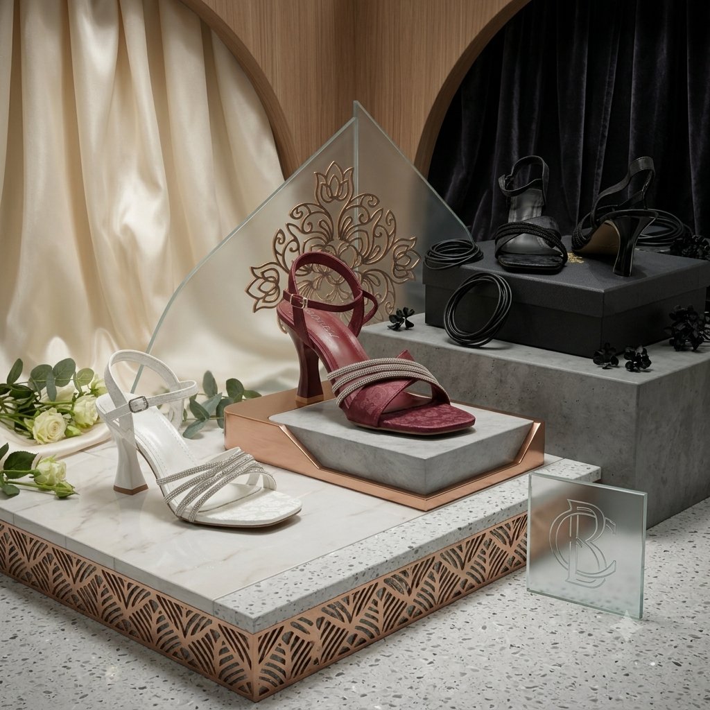 كعب صندل رفيع MB-5327 بعدة خيارات - صورة 3