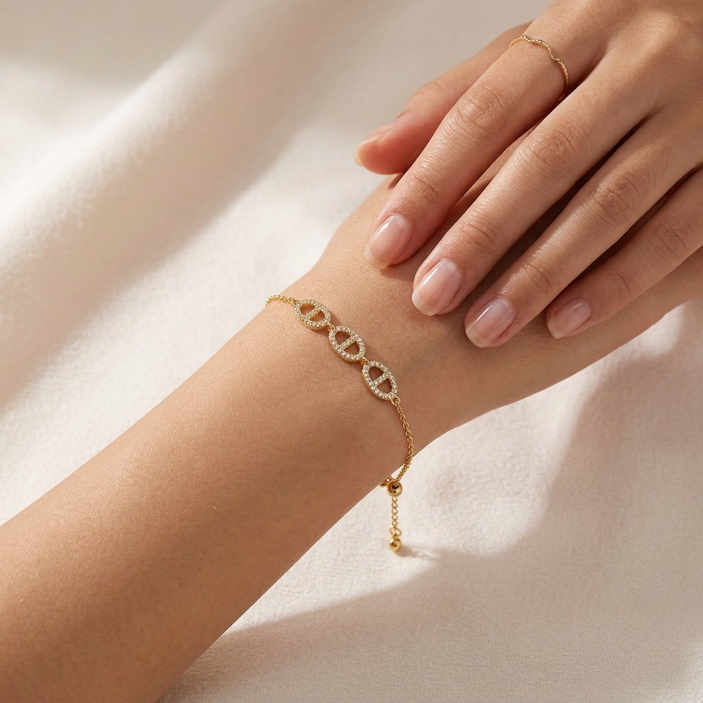 سوارة طايحه ذهبي SS002 - صورة 1