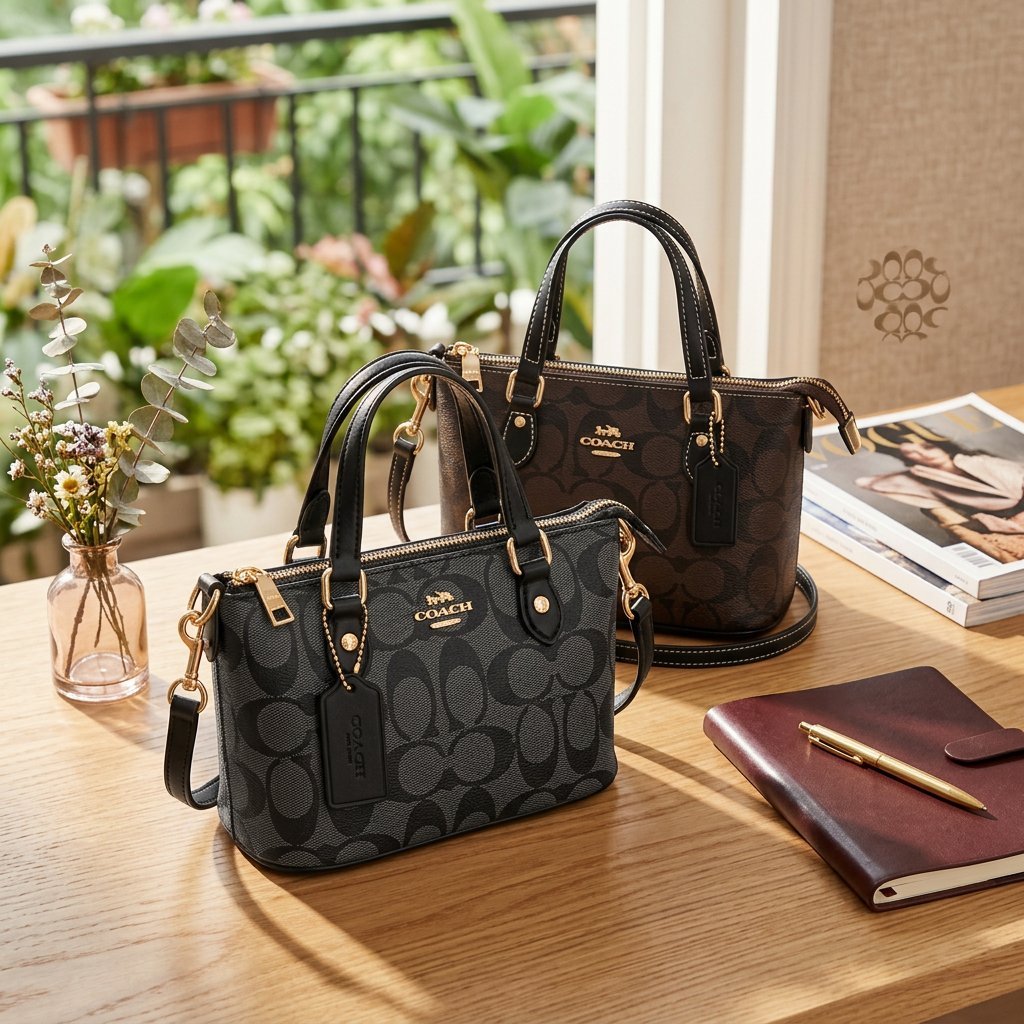شنطة يد وكتف ميني COA - صورة 2