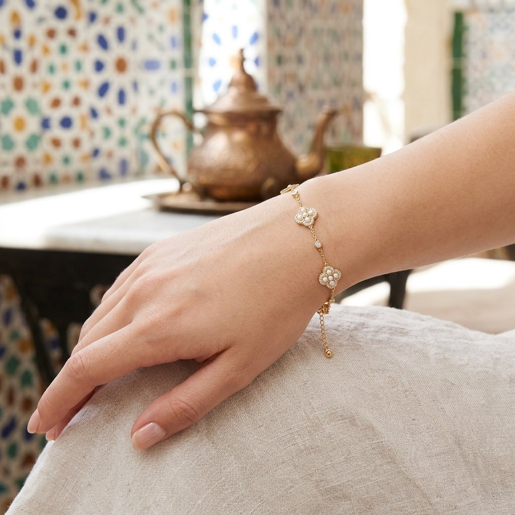 سوارة طايحه ذهبي SS015 - صورة 1
