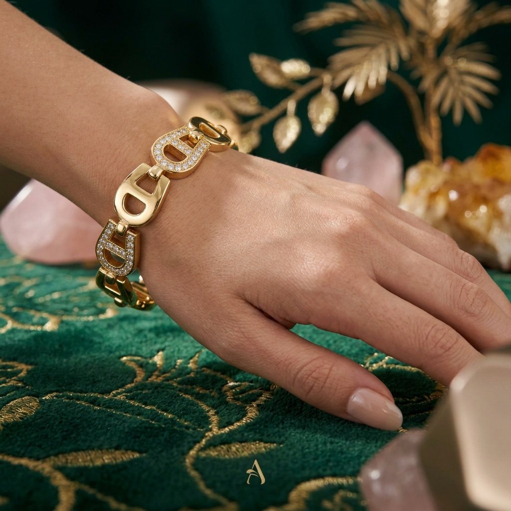 سوارة واقفه ذهبي S011 - صورة 2