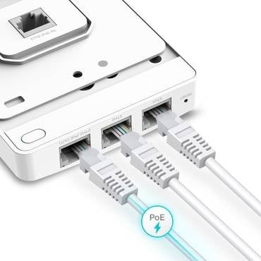 موزع شبكة جداري Wi-Fi 6 احترافي | TP-Link EAP615-Wall AX1800 - صورة 3