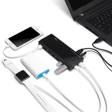 موزع USB 3.0 بسبعة منافذ مع منفذي شحن سريع | TP-Link 7-Port Hub With 2 Charging Ports - صورة 3