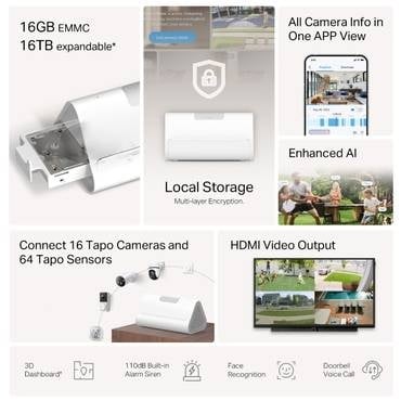 قاعدة المنزل الذكي | Tapo HomeBase H500 - صورة 3