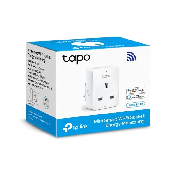 فيش كهربائي ذكي | Tapo P110 Smart Wi‑Fi Plug - صورة 1
