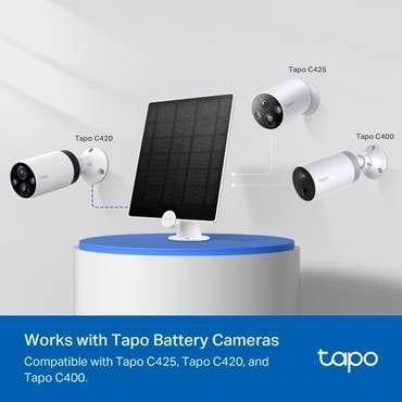 لوح طاقة شمسية لكاميرات المراقبة الذكية | Tapo A200 Solar Panel  - صورة 2