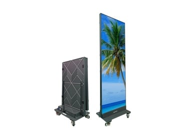 شاشة LED إعلانية داخلية قابلة للطي | HIVISION Folding LED Poster Display - صورة 1