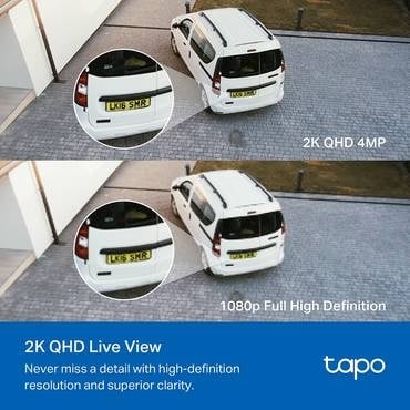 كاميرا مراقبة ذكية خارجية مع إضاءة |  Tapo C720 SMART FLOODLIGHT CAMERA - صورة 4