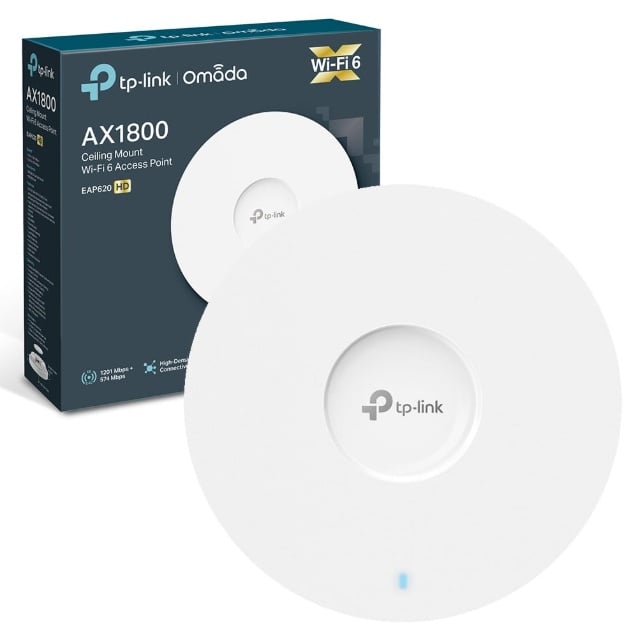 موزع شبكة Wi-Fi 6 احترافي تي بي لنك | TP-Link EAP620 HD AX1800 - صورة 2