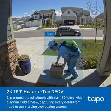 كاميرا جرس باب ذكية | Tapo D210 Doorbell - صورة 3