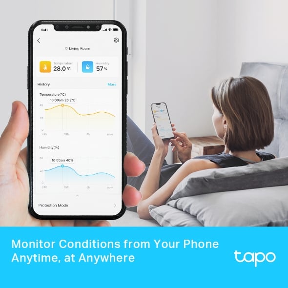 مستشعر درجة الحرارة والرطوبة الذكي | Smart Temperature & Humidity Monitor - صورة 3