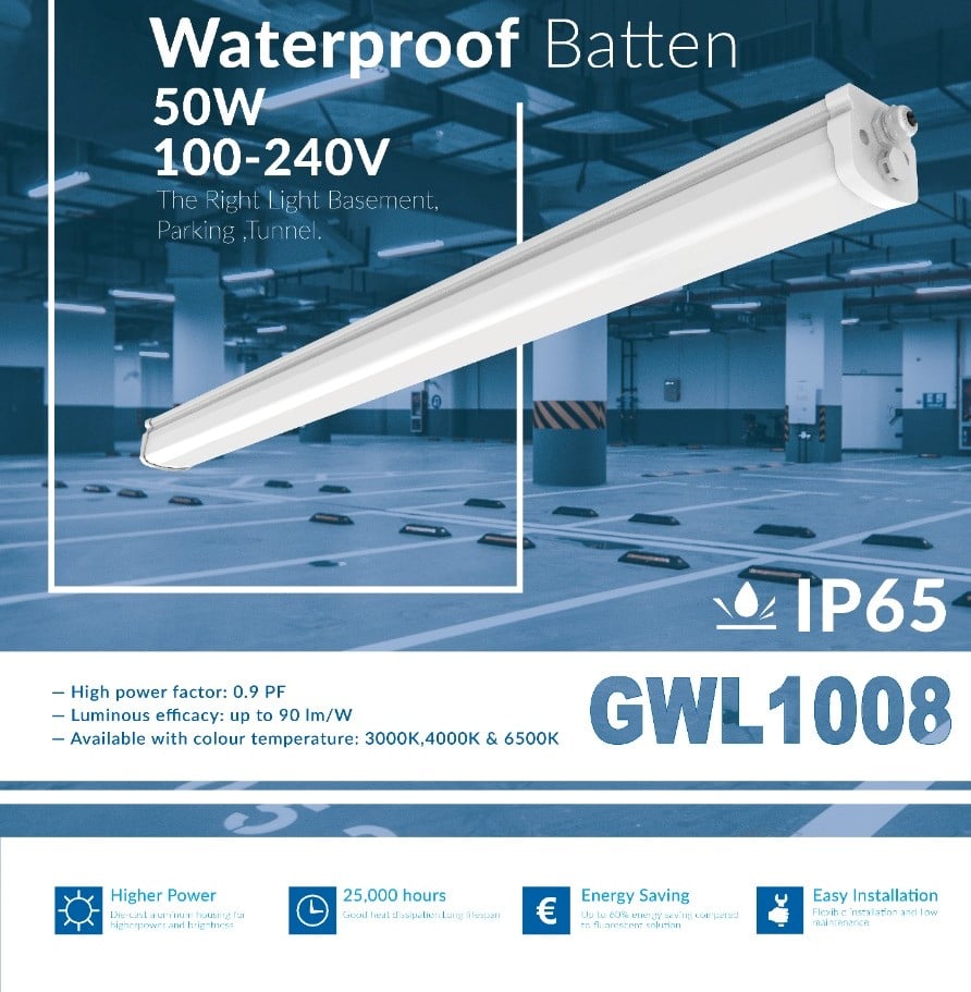 Megaman GWL1008 - Energy Saving Linear Light LED - Long Lifespan of 25,000 Hours - Easy Installation - Upgrade Your Lighting for Optimal Efficiency! - Image 4