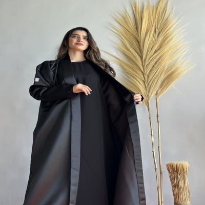 فستان عباية اسود - صورة 1