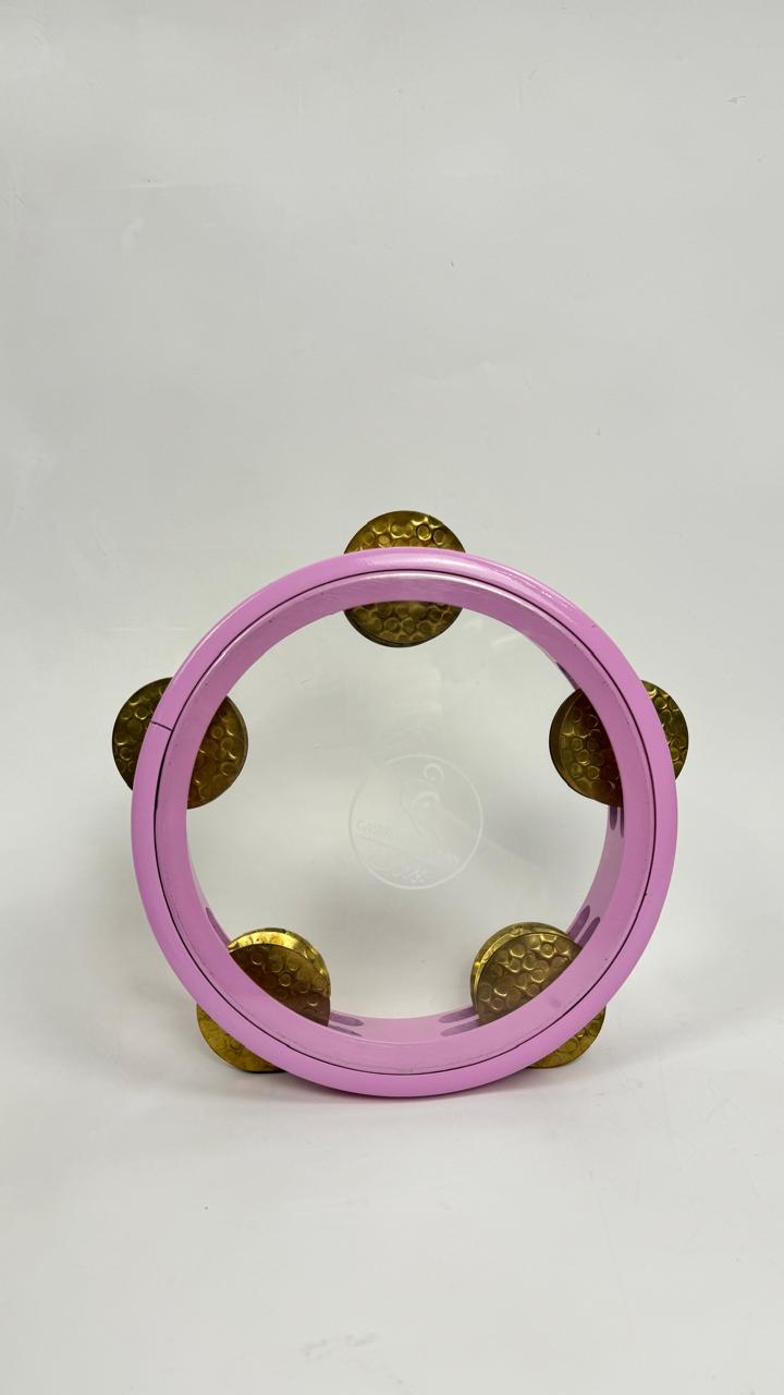 Premium Egyptian Aluminum Pink Tambourine / Gawhert Elfan - Image 1