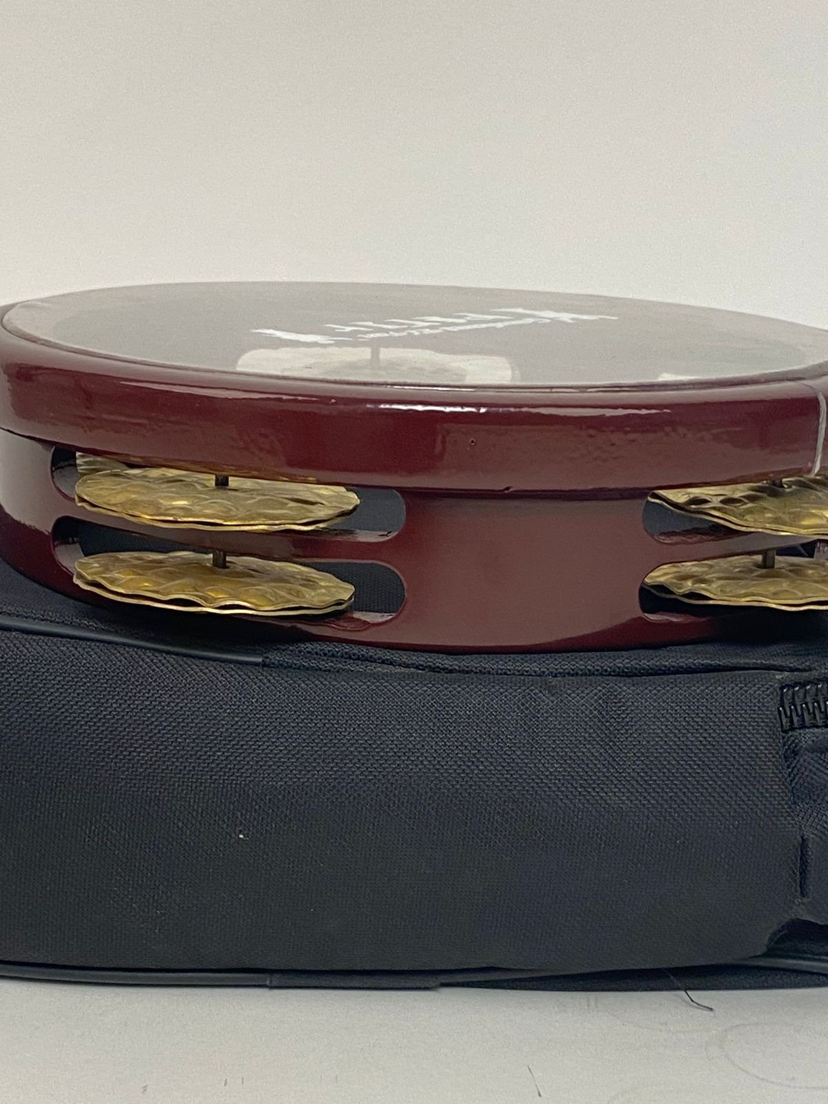 Premium Egyptian Aluminum Burgundy Tambourine / Gewhert Alfan - Image 19