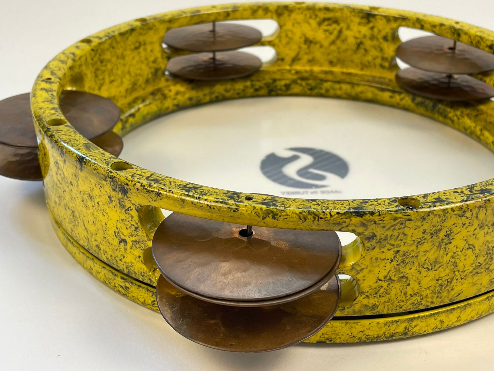 Premium Tambourine Yellow By Samir Stores / Size 24 - Image 12