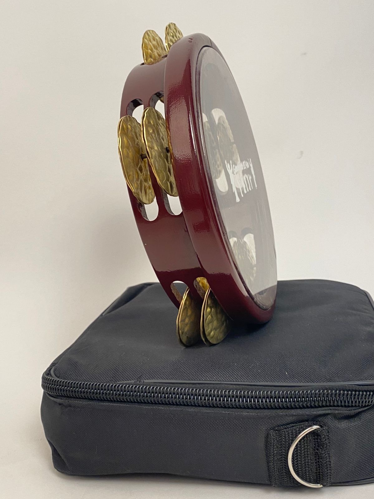 Premium Egyptian Aluminum Burgundy Tambourine / Gewhert Alfan - Image 17
