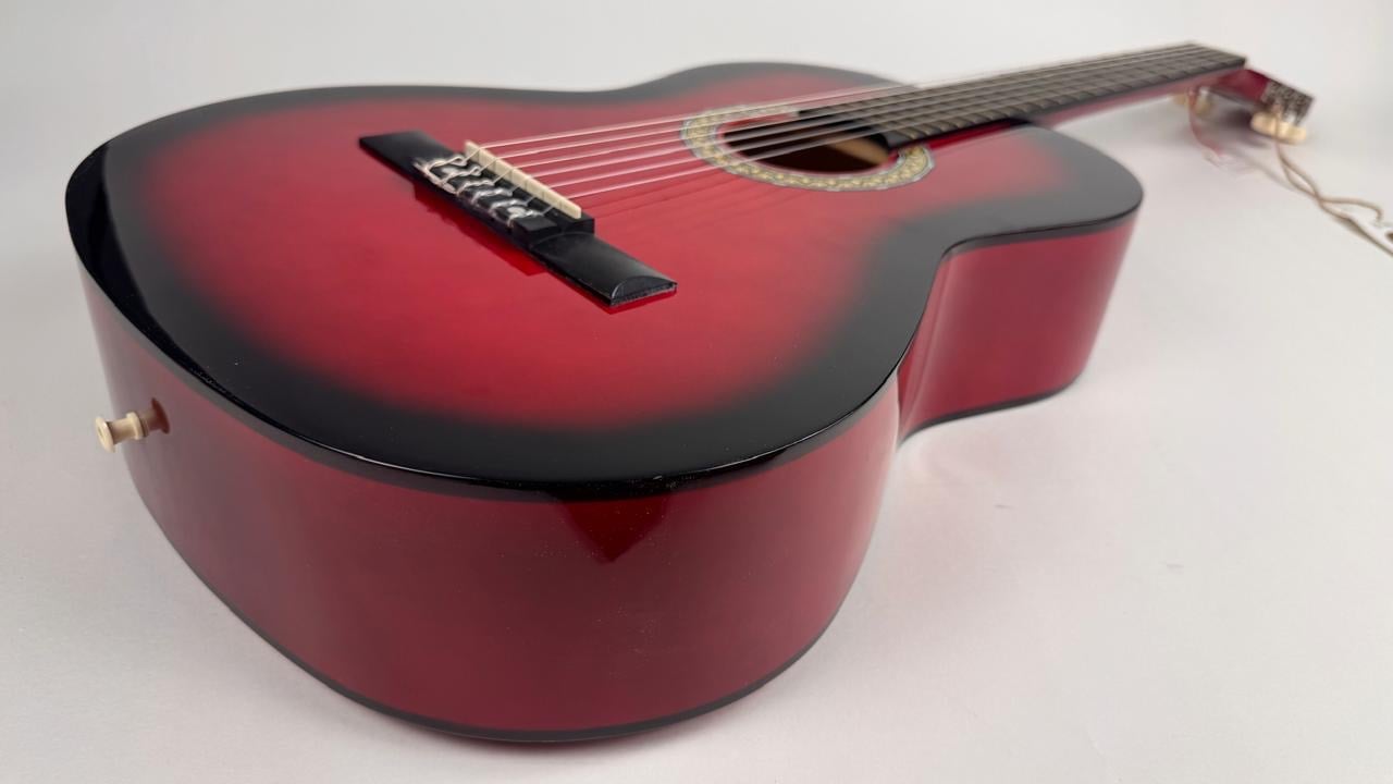 Classical Chinese Guitar Red Made By / Fitness - Image 6