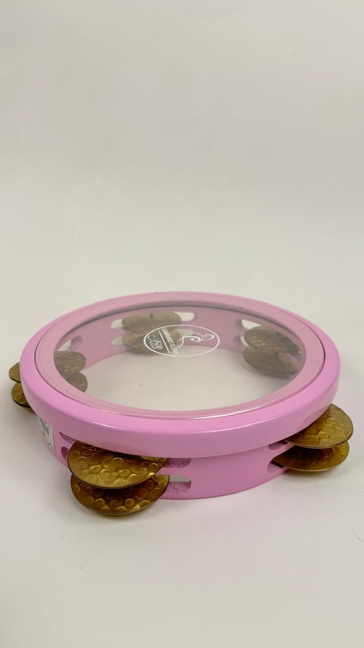 Premium Egyptian Aluminum Pink Tambourine / Gawhert Elfan - Image 6