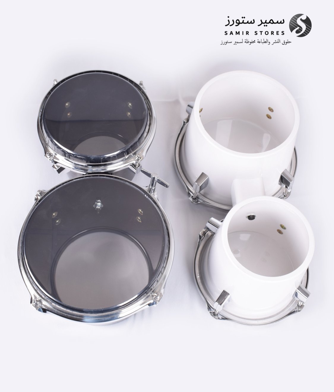 Bongo Plastic Head Made in Taiwan / White - Image 3