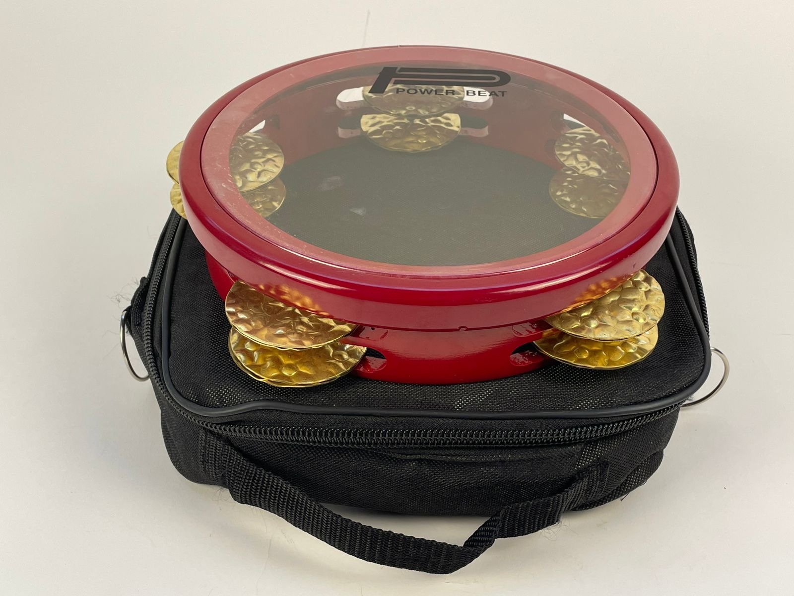 Premium Taiwan Aluminum Red Tambourine / Power Beat - Image 10