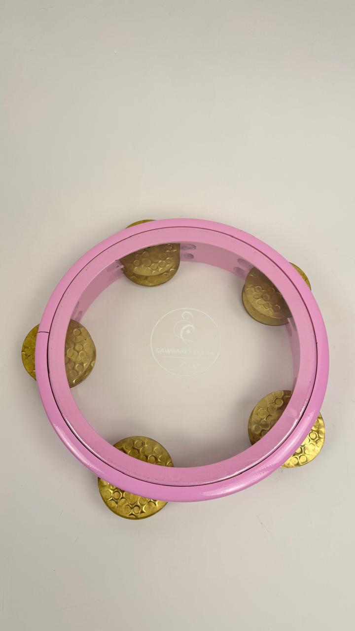 Premium Egyptian Aluminum Pink Tambourine / Gawhert Elfan - Image 2