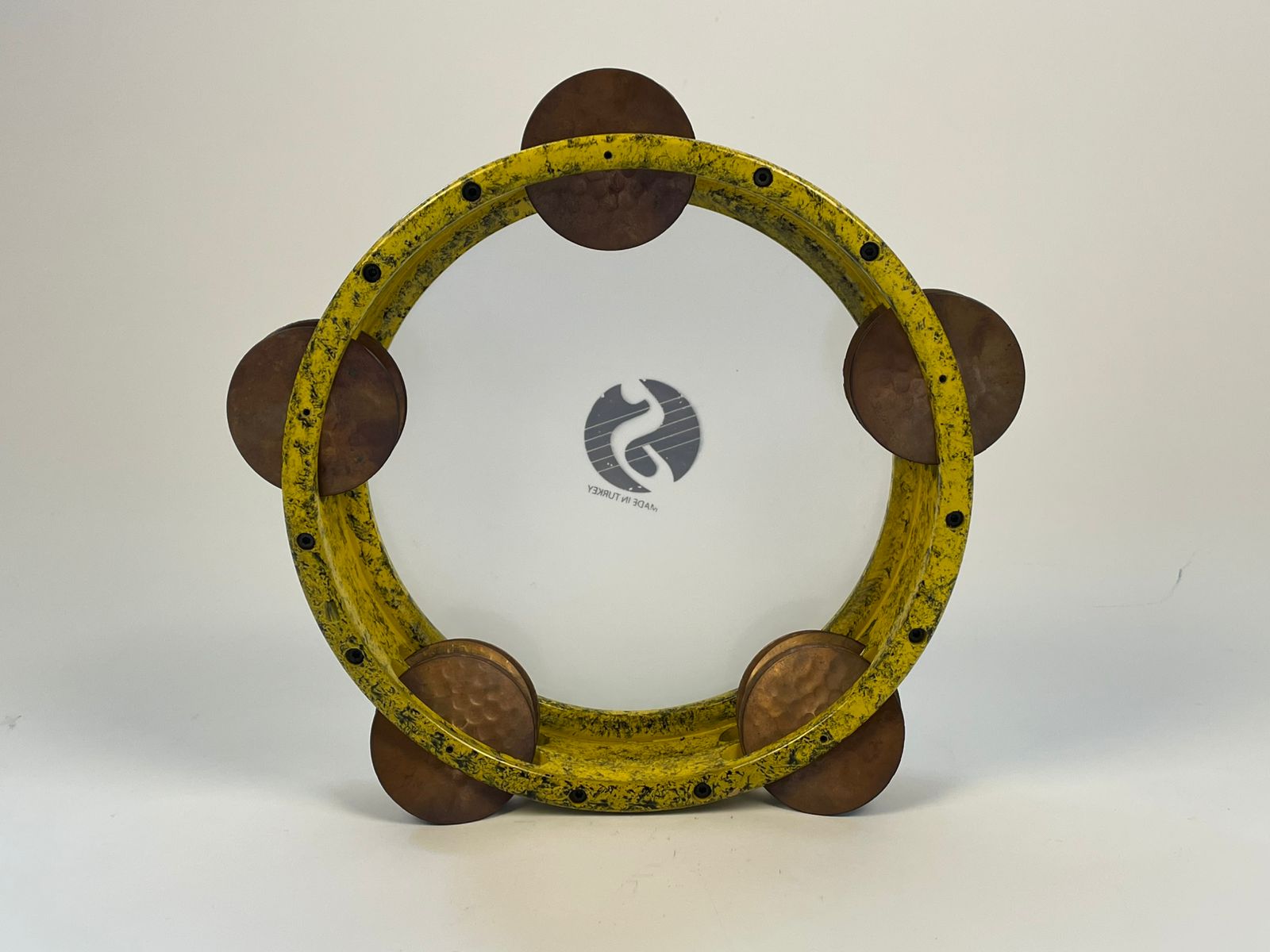 Premium Tambourine Yellow By Samir Stores / Size 24 - Image 11