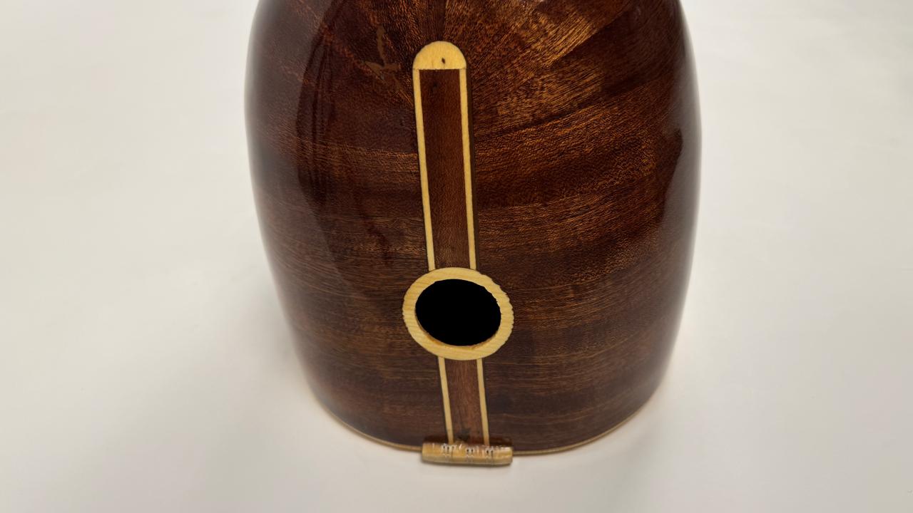Turkish Luxe Short Neck Bağlama / Mahogany - Image 7