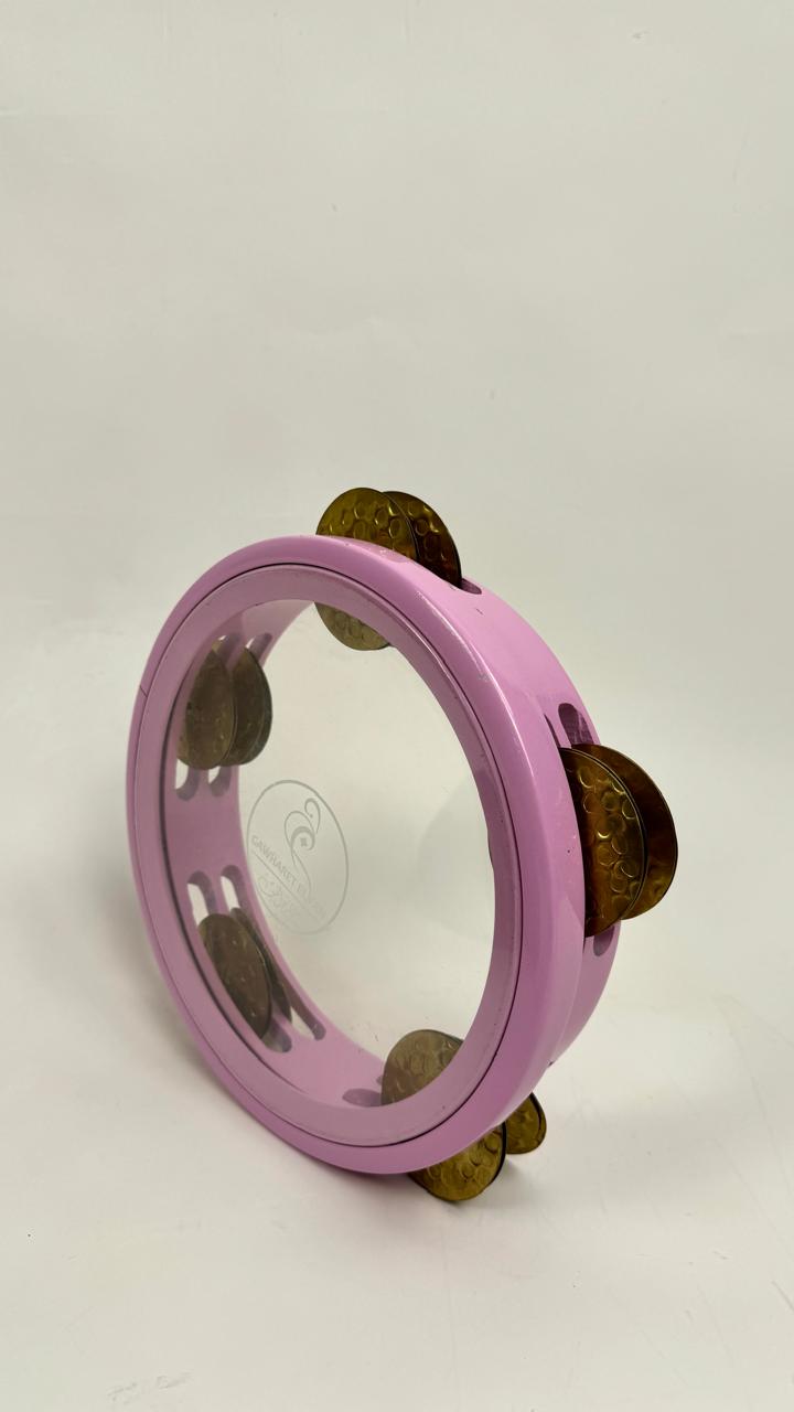 Premium Egyptian Aluminum Pink Tambourine / Gawhert Elfan - Image 3