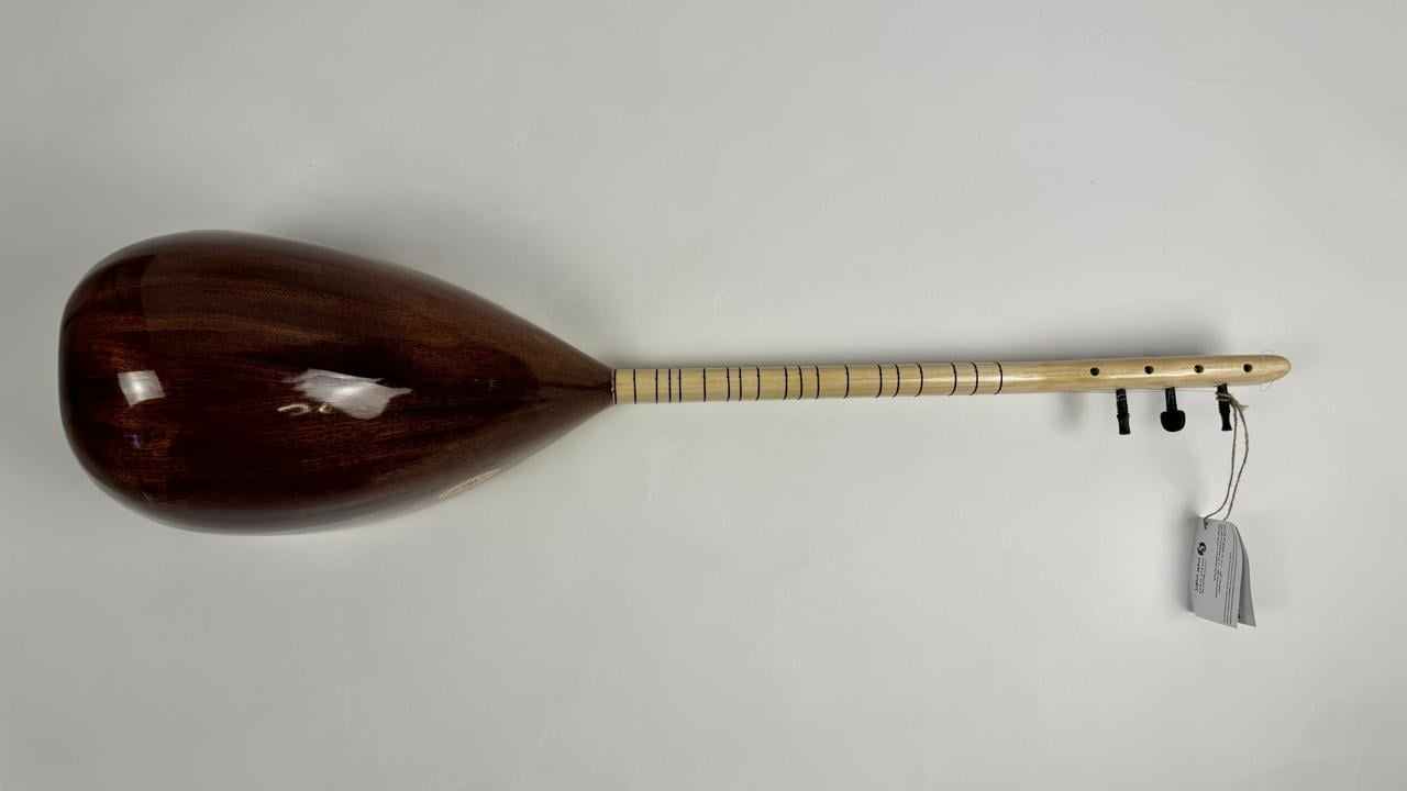 Turkish Luxe Short Neck Bağlama / Mahogany - Image 6