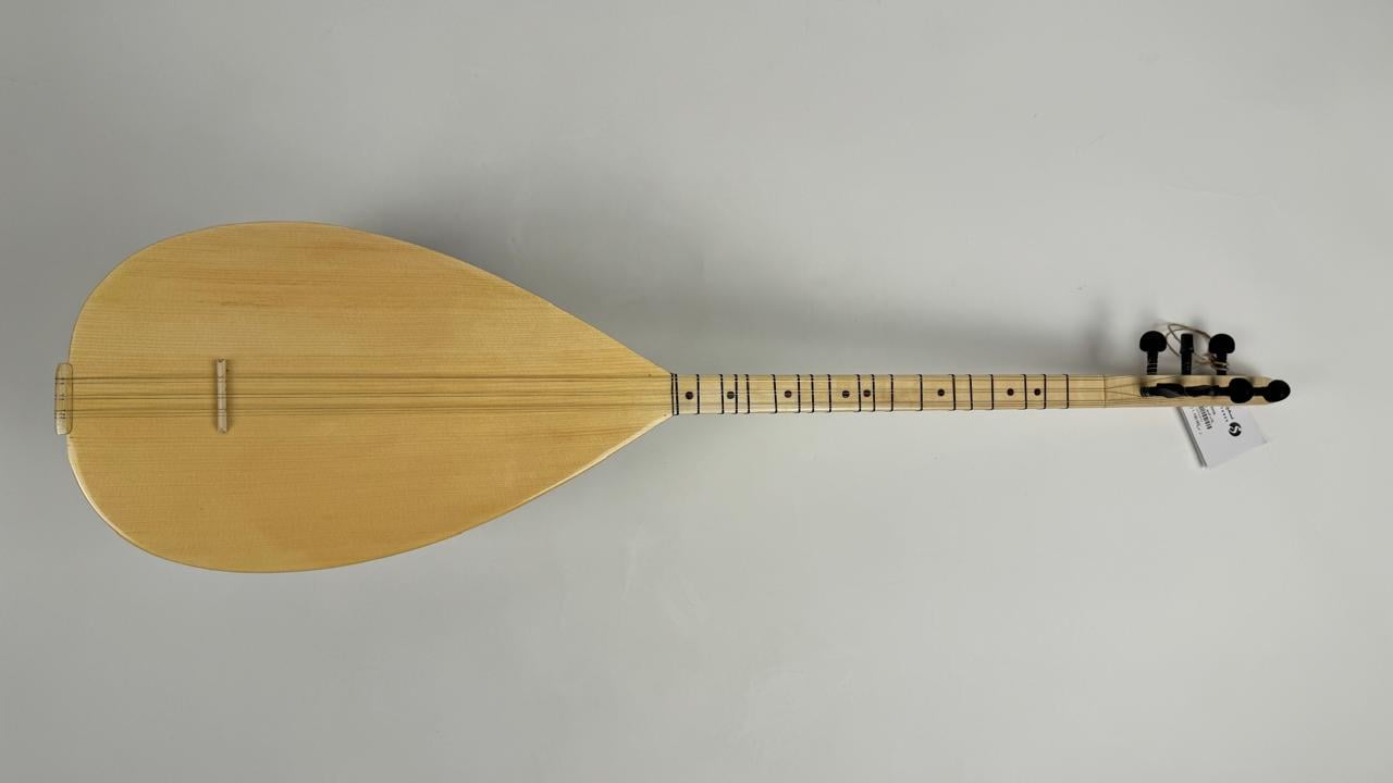 Turkish Luxe Short Neck Bağlama / Mahogany - Image 4