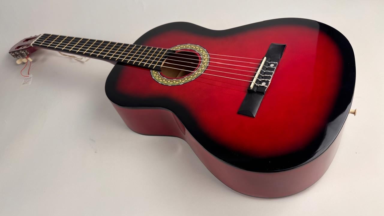 Classical Chinese Guitar Red Made By / Fitness - Image 9