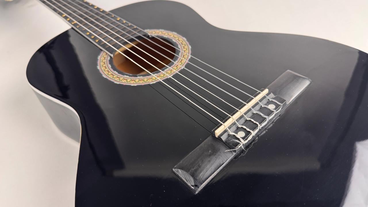 Classical Chinese Guitar Black Made By / Fitness - Image 13