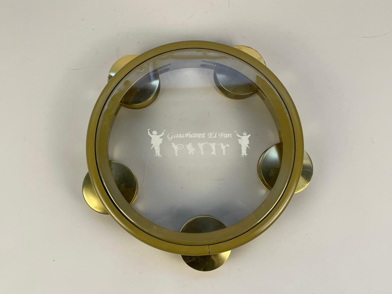 Premium Egyptian Aluminum Gold Tambourine / Gawhert Elfan - Image 2