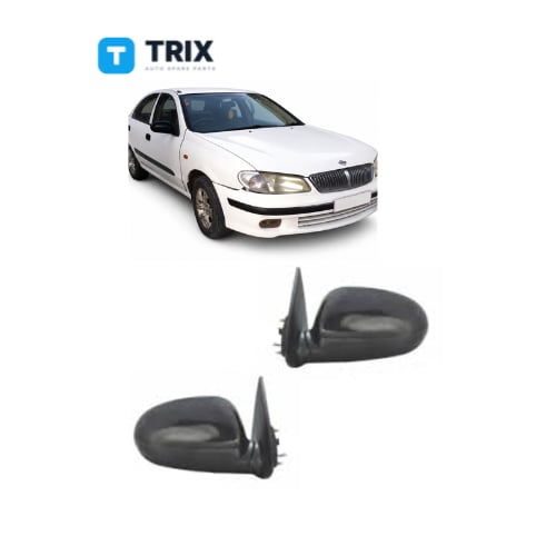 Door Mirror Nissan Sunny 2001-2006 Manual Pair LH+RH China - Image 2