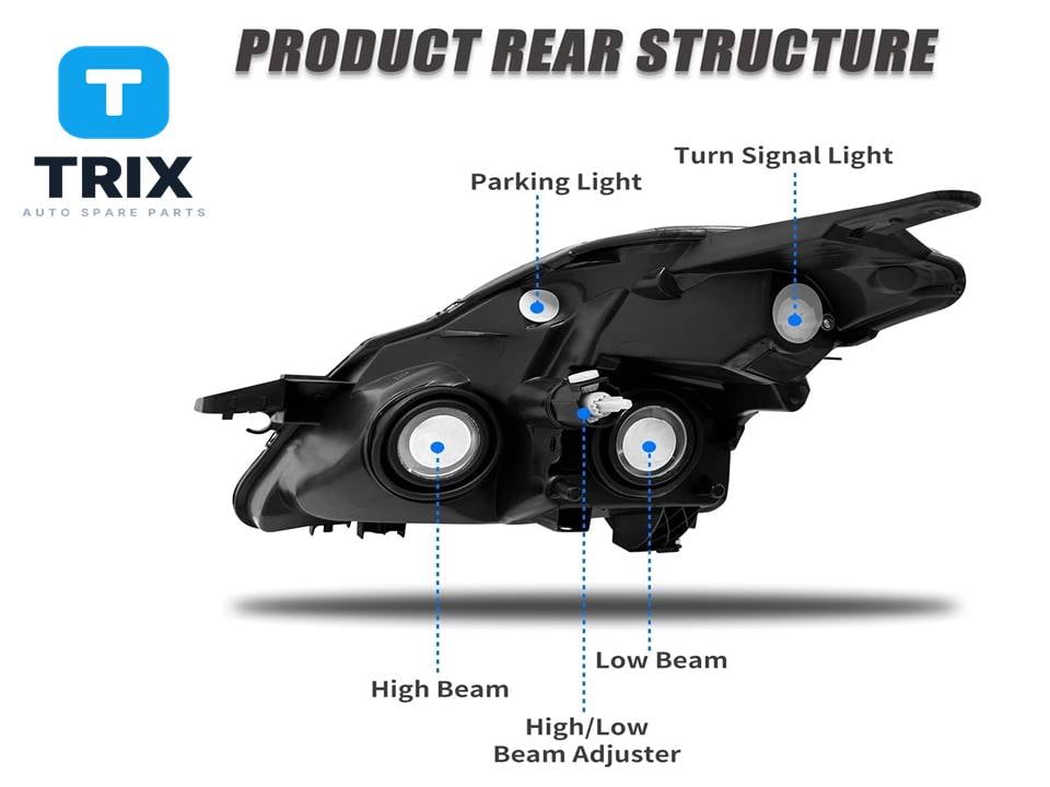 Nissan Altima Headlight 2008-2009 | Driver Side - Image 2