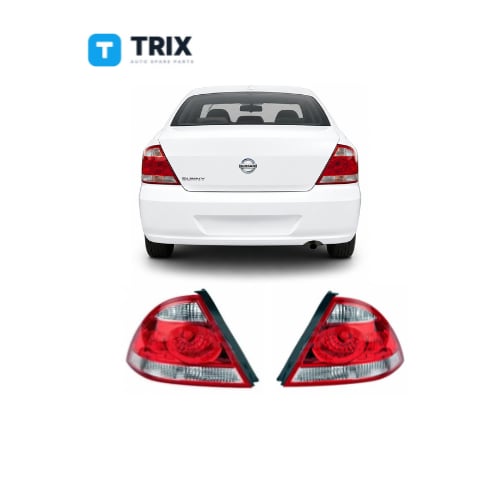 Rear Corner Taillight Nissan Sunny 2007-2011 Pair LH+RH Taiwan - Image 2