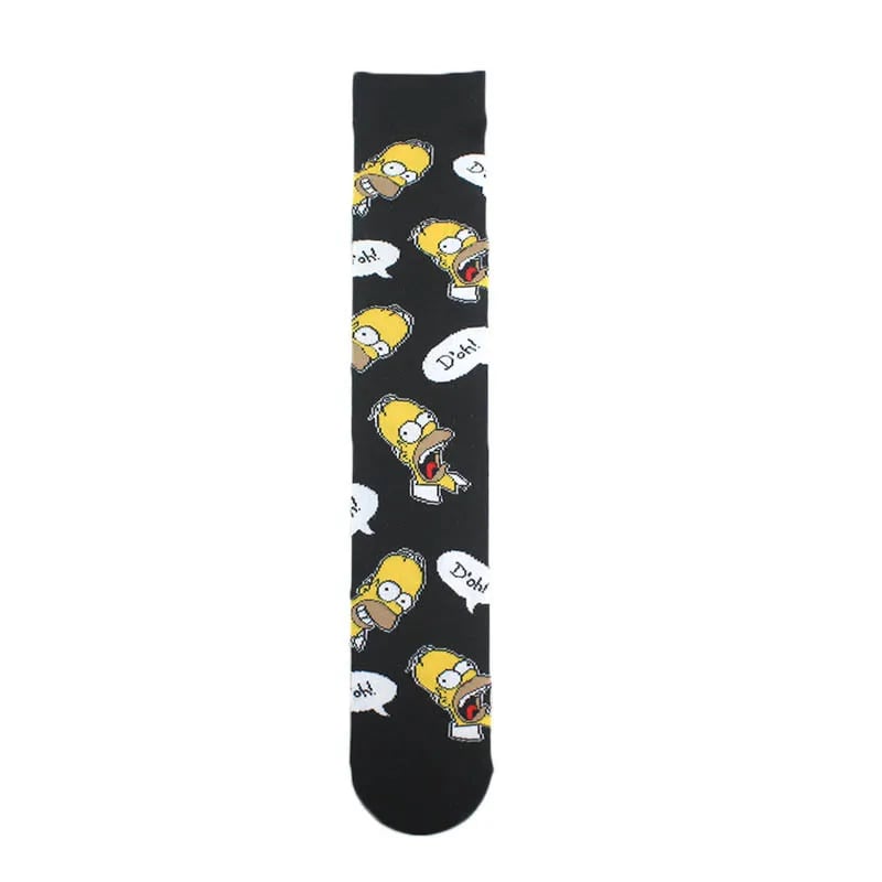 Black Simpsons Socks - Image 1