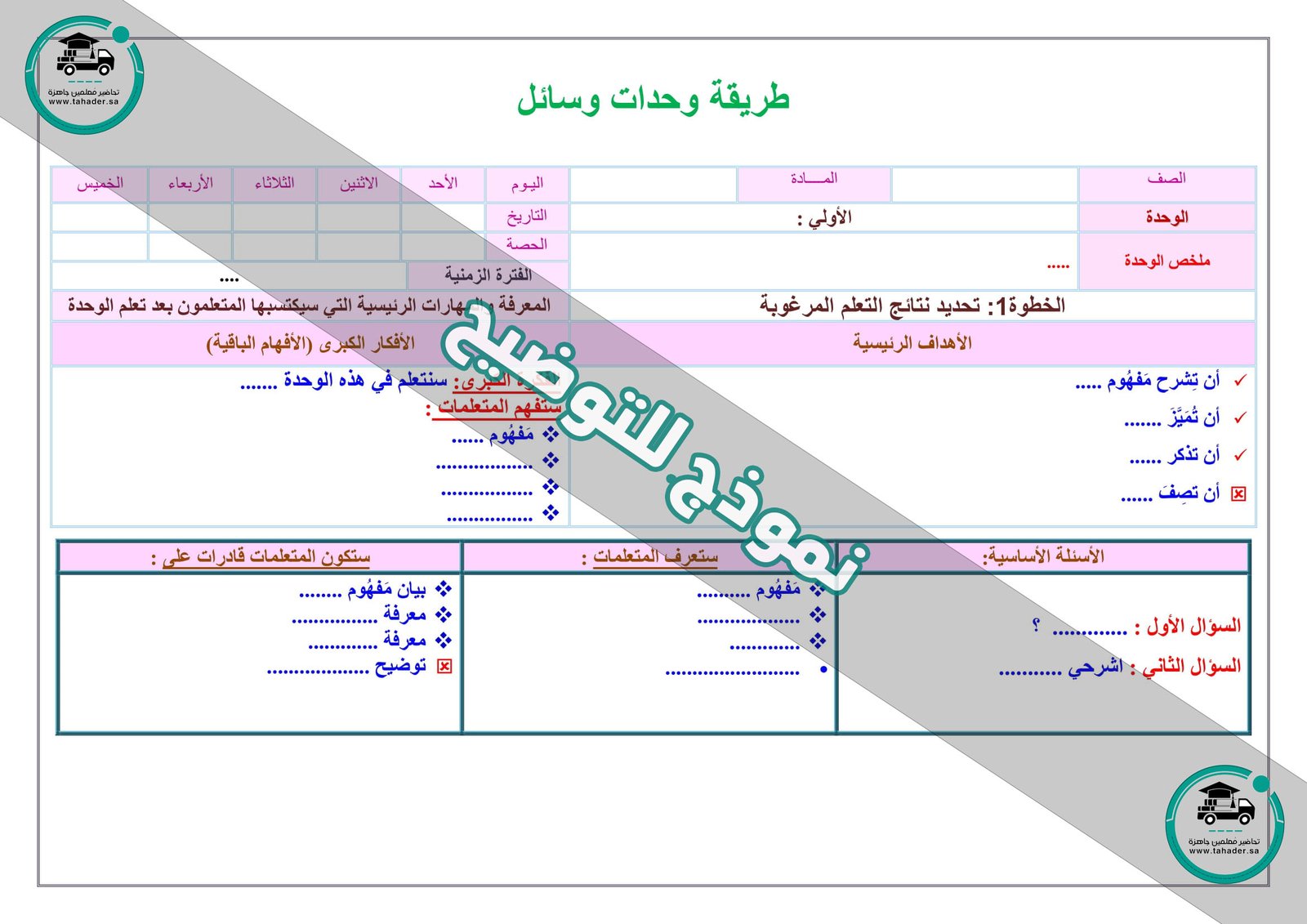 تحضير قرآن حفظ ثالث إبتدائي الفصل الأول كتبي - صورة 10