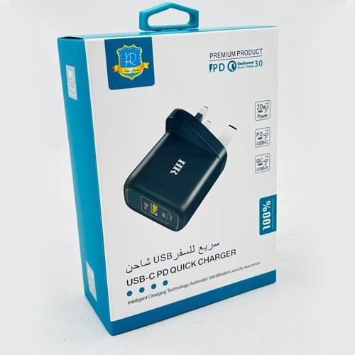 محول طاقة الموارد البشرية شاحن سريع USB-C PD رقم.413E - صورة 1