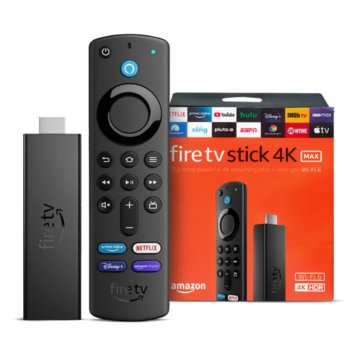 جهاز تحكم fire tv stick 4K MAX - HDR - Wi-Fi 6 رقم.804E كود- 315 - صورة 1