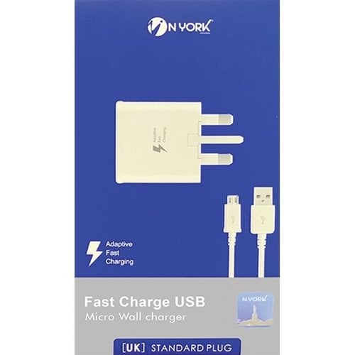 NYORK FAST CHARGE USB MICRO WALL CHARGER No.1377E - Image 4