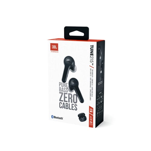 سماعات JBL Tune 215TWS True Wireless In-Ear Headphones، Pure Bass Sound رقم.739E - صورة 1