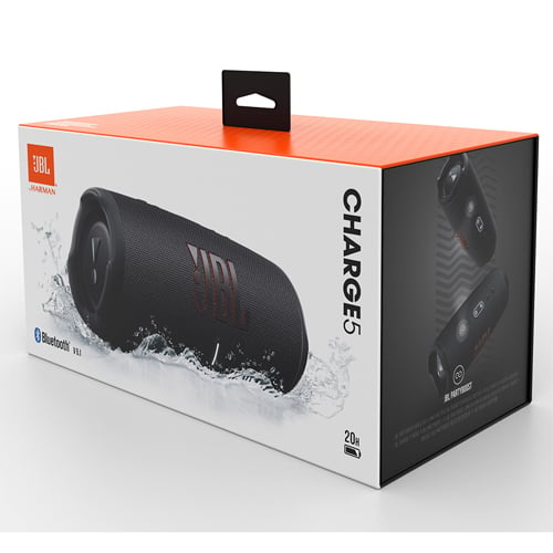 JBL CHARGE 5 Black - Portable Bluetooth Speaker No.606E - Image 1