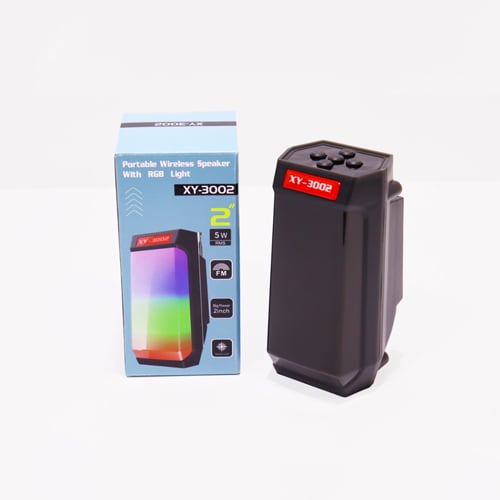 مكبر صوت لاسلكي محمول مع اضاءة RGB  Light XY-3002 رقم.588E - صورة 1