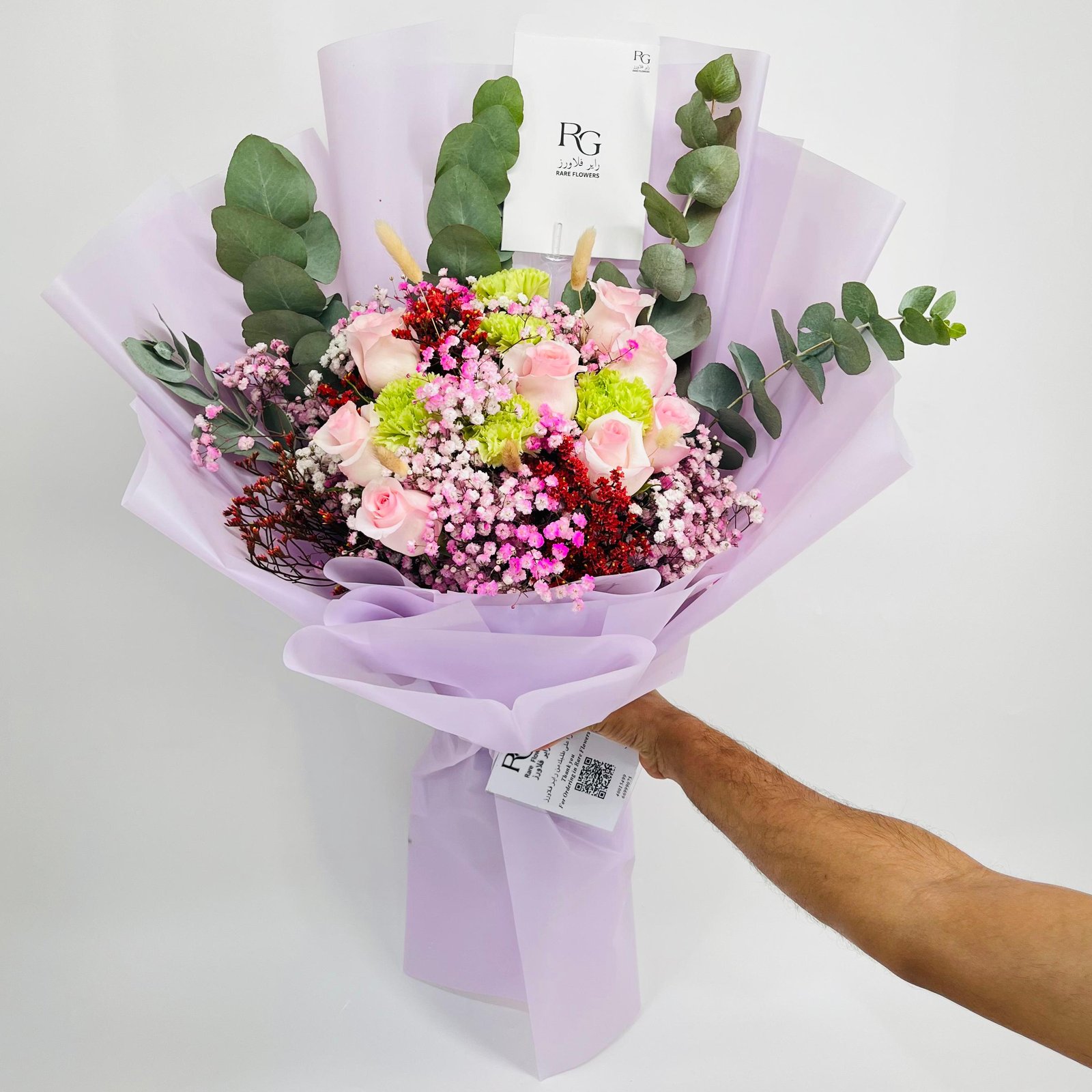 Elegant pink rose bouquet Code- 65 - Image 4