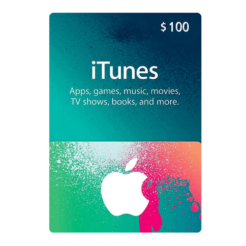 itunes gift card 100usd No.1066E - Image 1