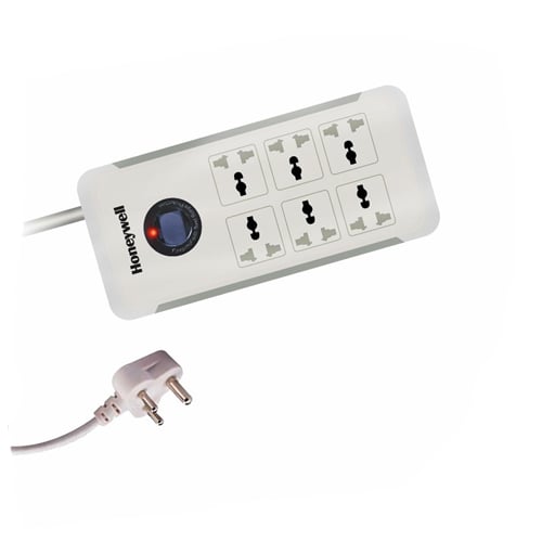 وصلة كهربائية Honeywell 6 Socket Surge Protector رقم.535E - صورة 1