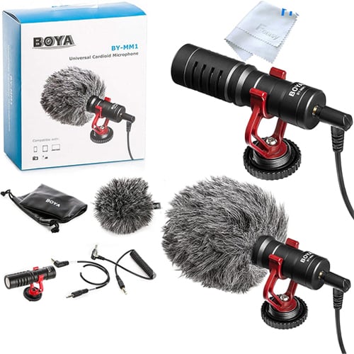 BOYA UNIVERSAL CARDIOID MICROPHONE BY-MM1 No.1046E - Image 1