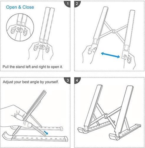 LAPTOP STAND CREATIVE FOLDING STORAGE BRACKET No.1258E - Image 1